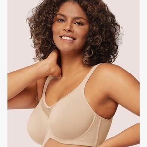 BOGO HSIA Minimizer Bras for Women Full Coverage T-Shirt Unlined Size 42D